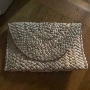Rattan clutch NWOT
